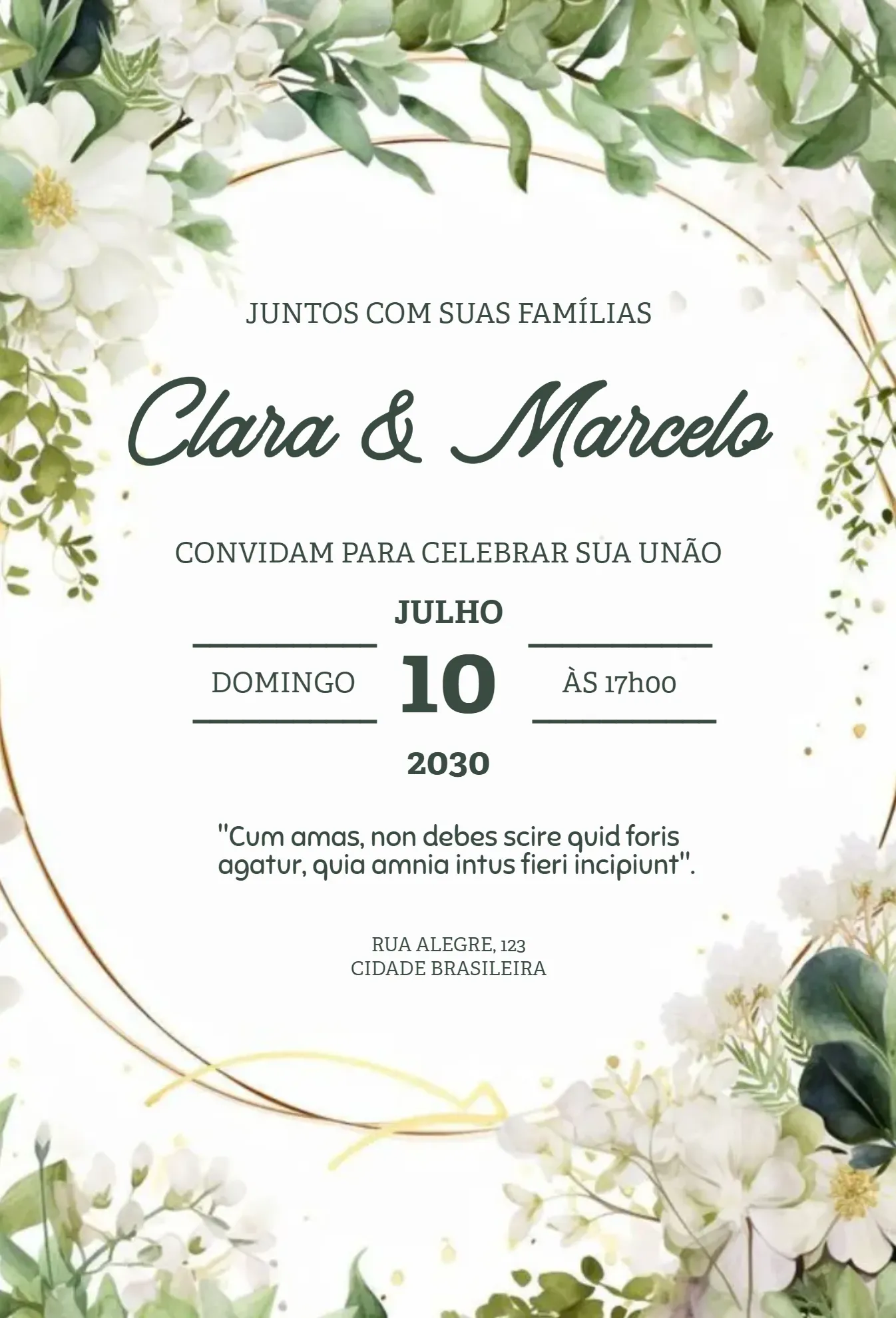 Convite Hálito de bebê editável e personalizável