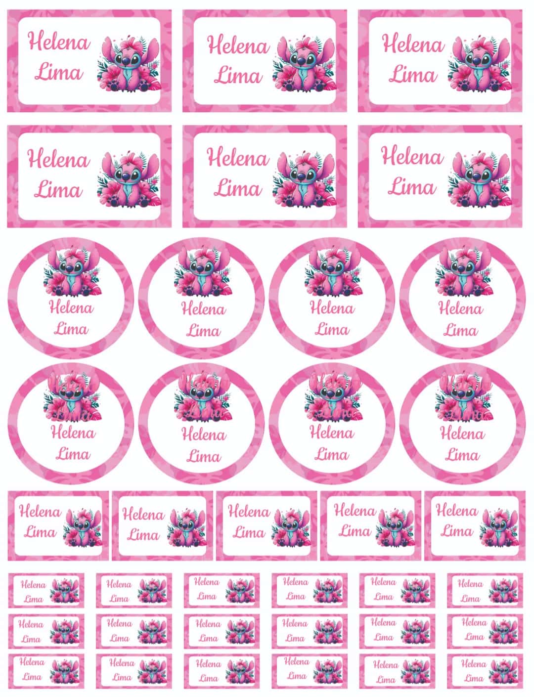 Convite Angel editável e personalizável