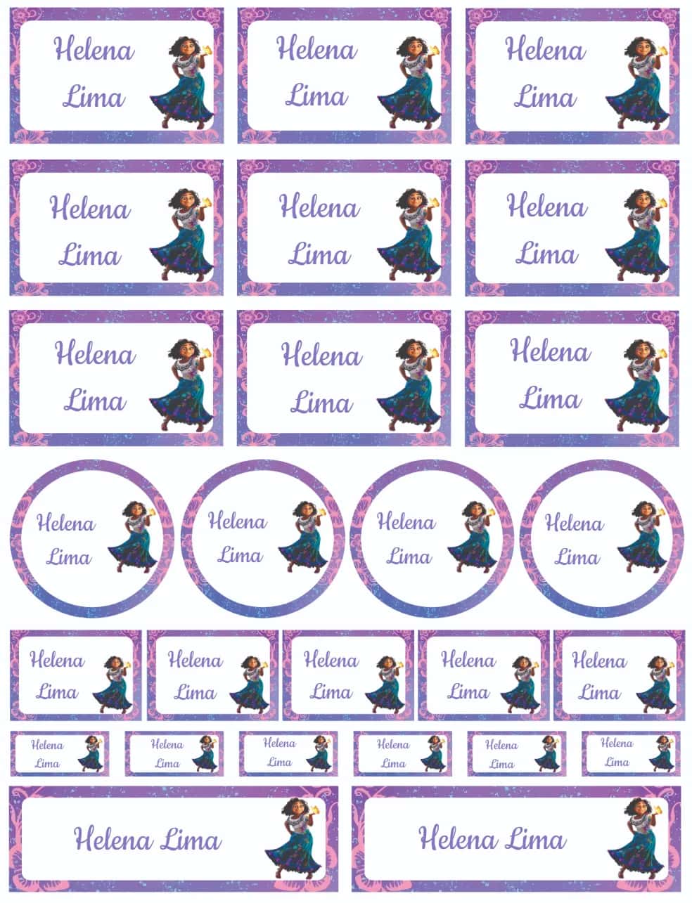 Convite Encanto editável e personalizável